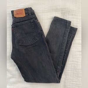 Vintage Levi’s High Waisted Jeans - Black